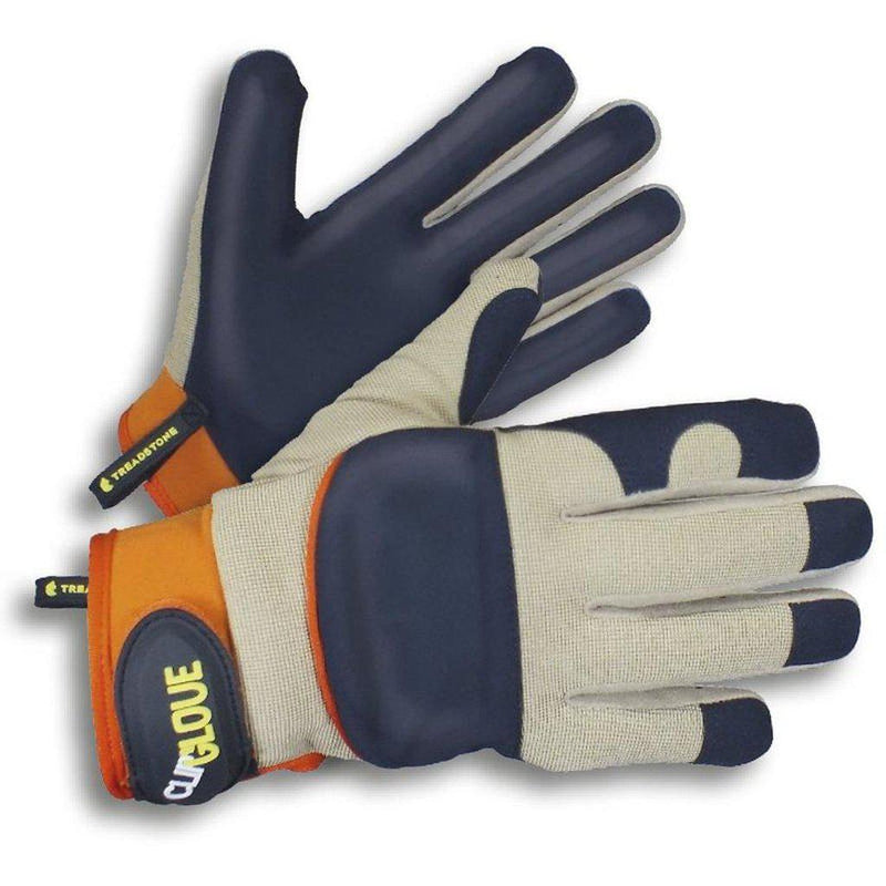 Clip Glove | Hagehansker - LEATHER PALM - Medium Duty-Hage-Treadstone Garden-M-herre-Kvalitetstid AS