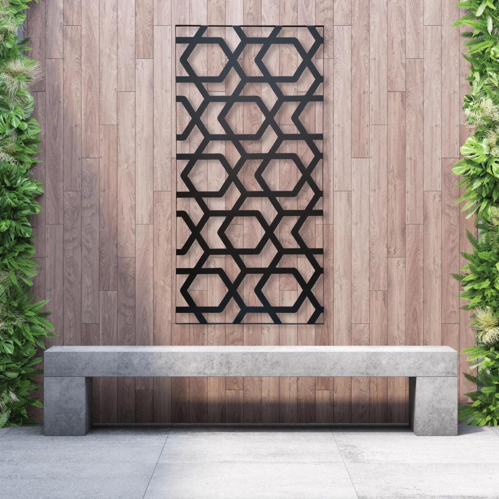 Designskjerm | Metall Sort | Hive-Designskjerm-Core Landscape Products-60 x 120cm-Kvalitetstid AS