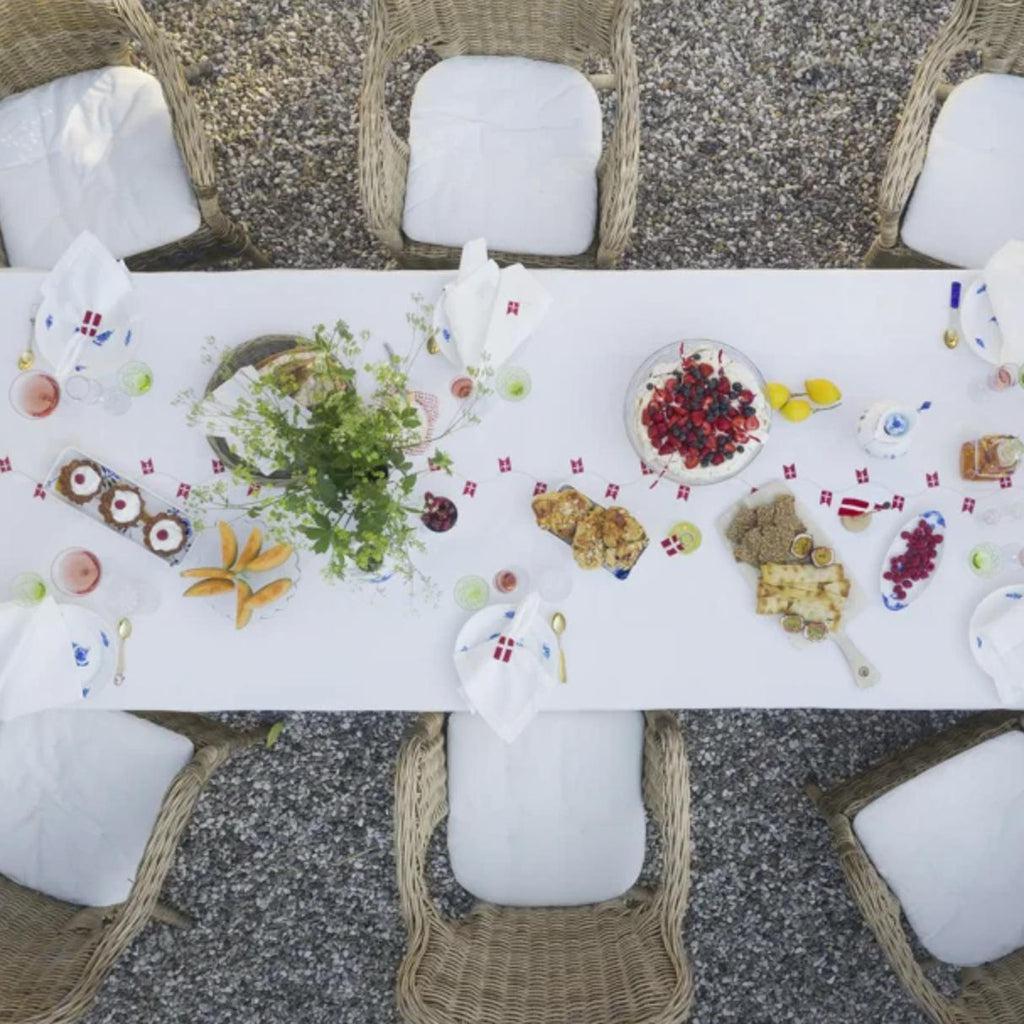 Flaggduk med norsk flagg - ekte flaggduk-Duker-Langkilde & Søn-Kvalitetstid AS