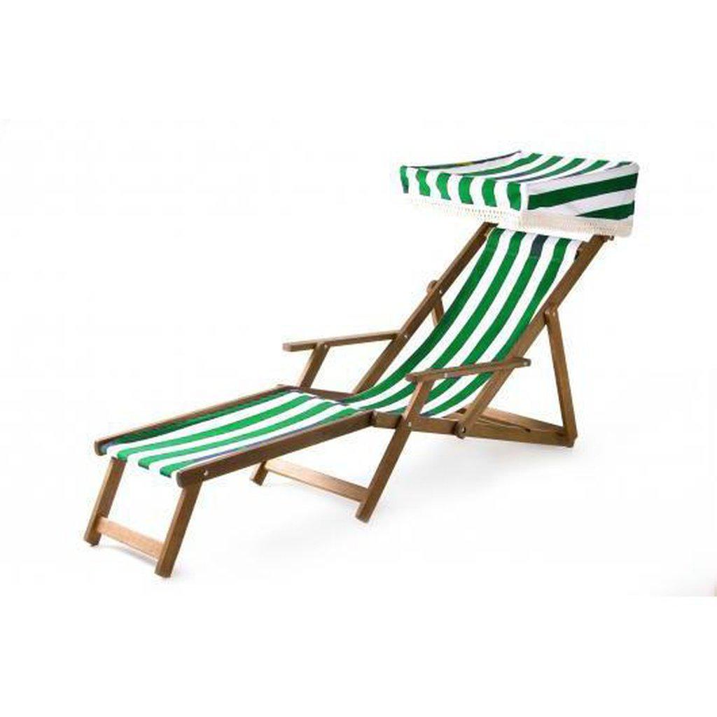 Flukt-Solseng | Edvardiansk fluktstol-Fluktstoler-Southsea Deckchairs-Bomullsprint-PCGW-Kvalitetstid AS