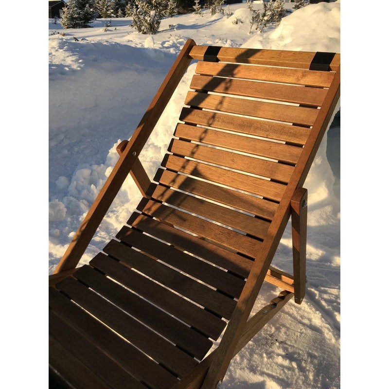 Fluktstol Southsea | Trespiler ("sauna deckchair")-Fluktstoler-Southsea Deckchairs-Kvalitetstid AS