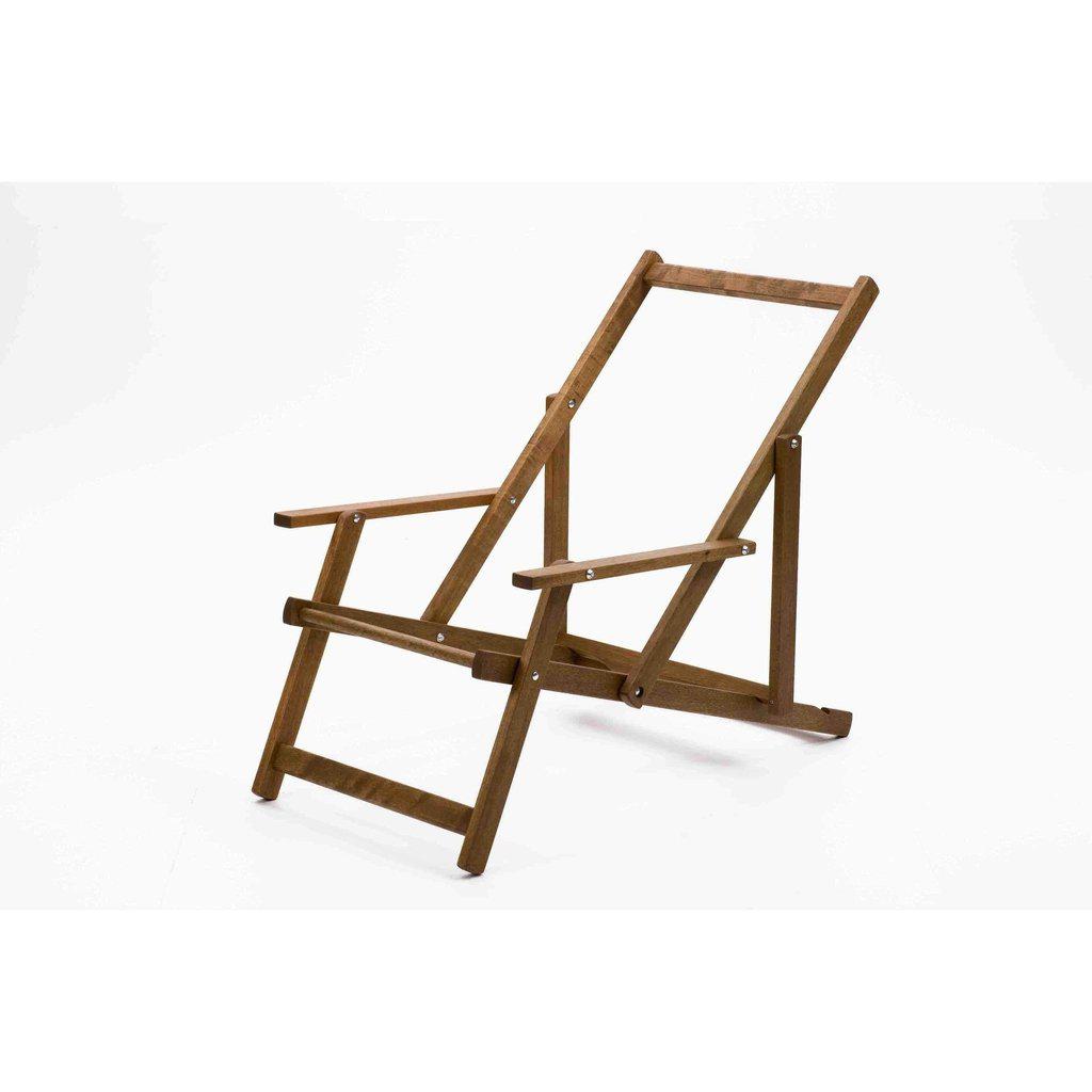 Fluktstol m/armlener | Kun ramme (uten stoff)-Tilbehør-Southsea Deckchairs-Kvalitetstid AS