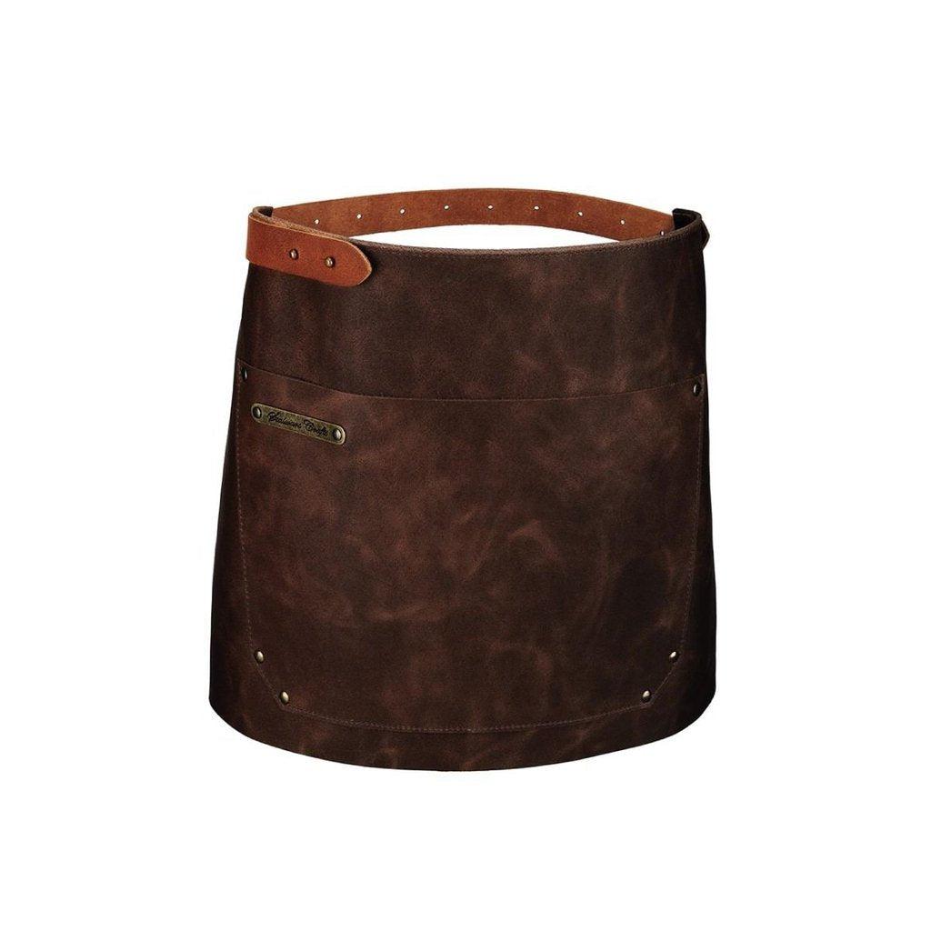 Forkle | Skinnforkle - Hofte - Kort Lengde - Lær-Hage-Stalwart Crafts-Brown-Kvalitetstid AS