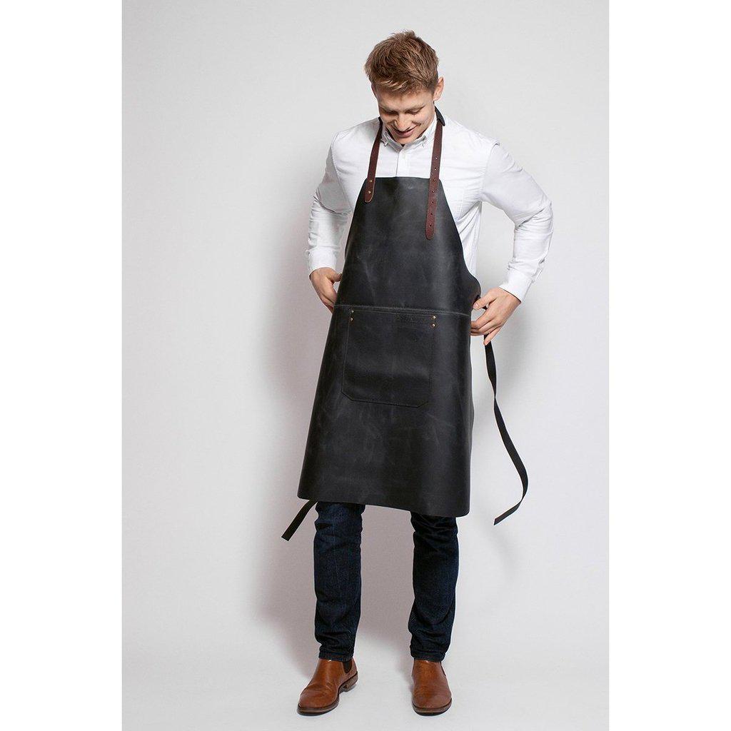 Forkle | Skinnforkle XL - Full Lengde - Lær-Hage-Stalwart Crafts-Brown-Kvalitetstid AS