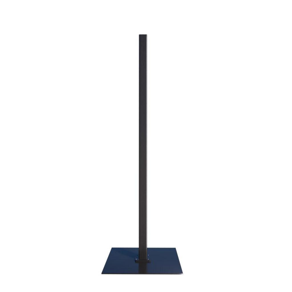 Fotplate til designskjerm | Sort stål | Frittstående-Designskjerm tilbehør-Core Landscape Products-Kvalitetstid AS