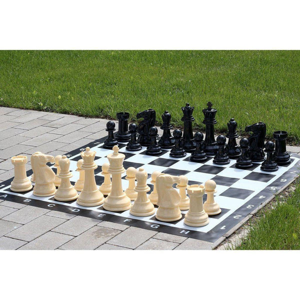 Gigantsjakk-sett | 20 cm høyde-Gigantspill-Sunrise Chess-Kvalitetstid AS