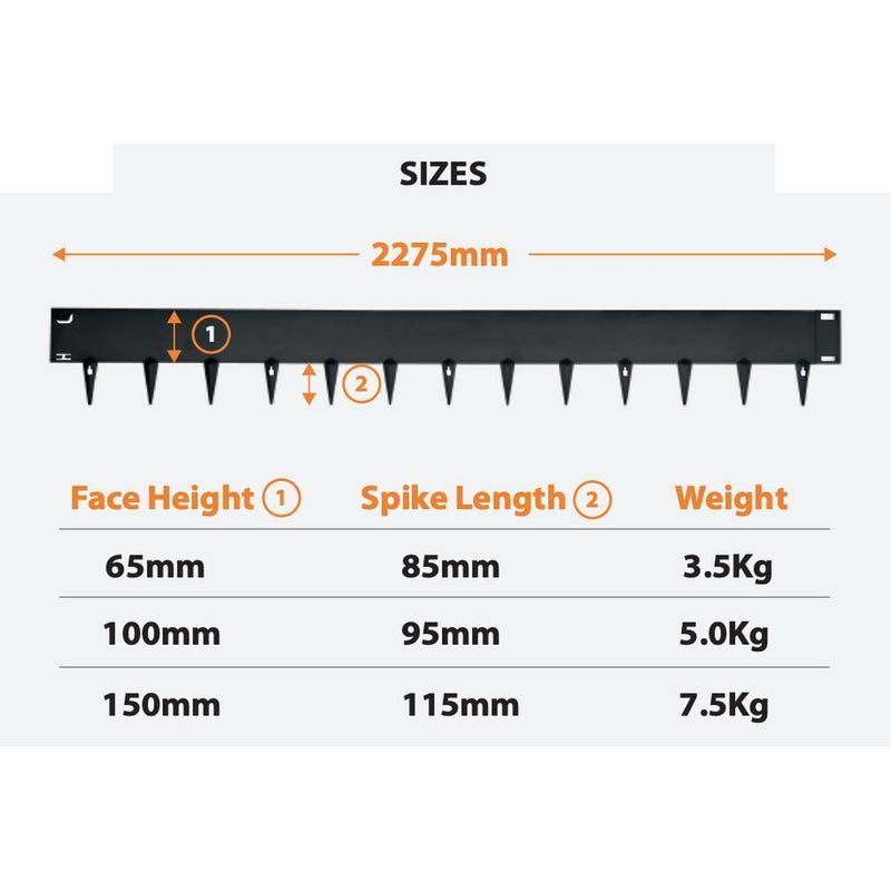 Hagekanter | Cor-Ten - velg høyde | 5m lengde-Hage-Core Landscape Products-65mm-Kvalitetstid AS