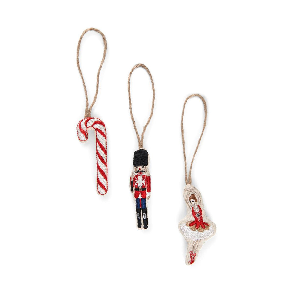 Julepynt klassiske motiver - Polkagris, Ballerina, Nøtteknekker-Juletreteppe-Langkilde & Søn-Kvalitetstid AS