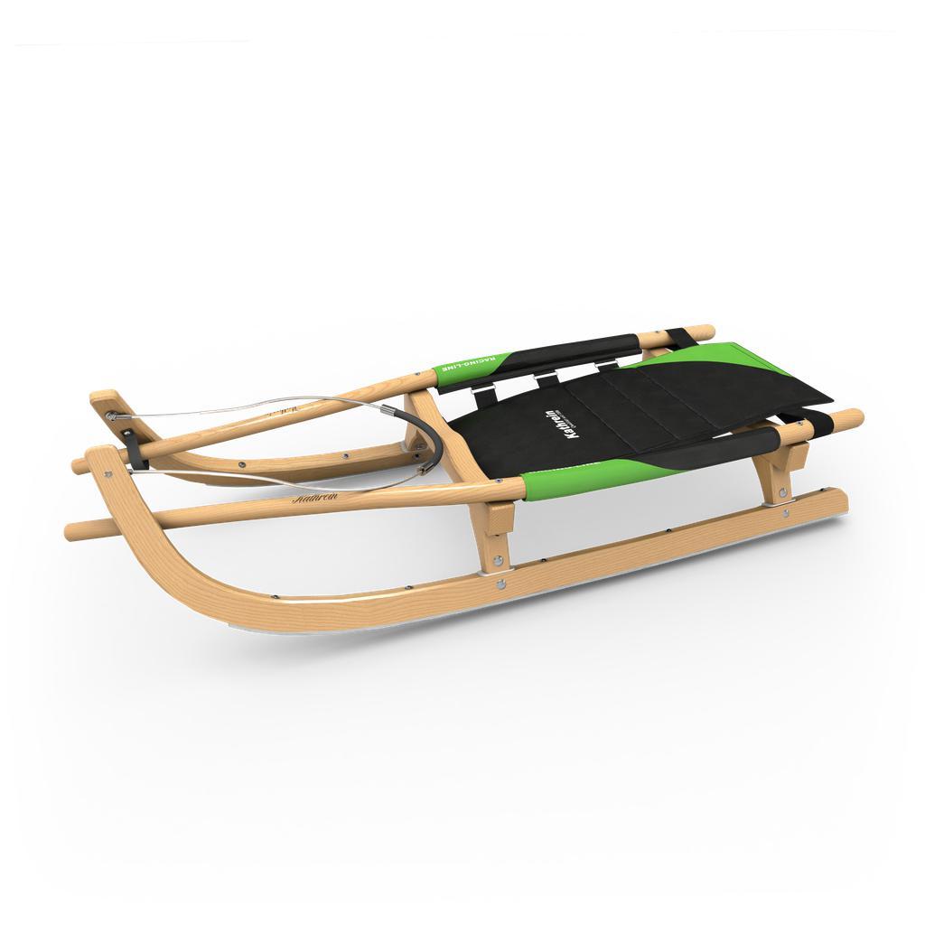 Kjelke i tre | Racing rodel | To-seter - 130cm-Uteleker-Kathrein Rodel-Kvalitetstid AS