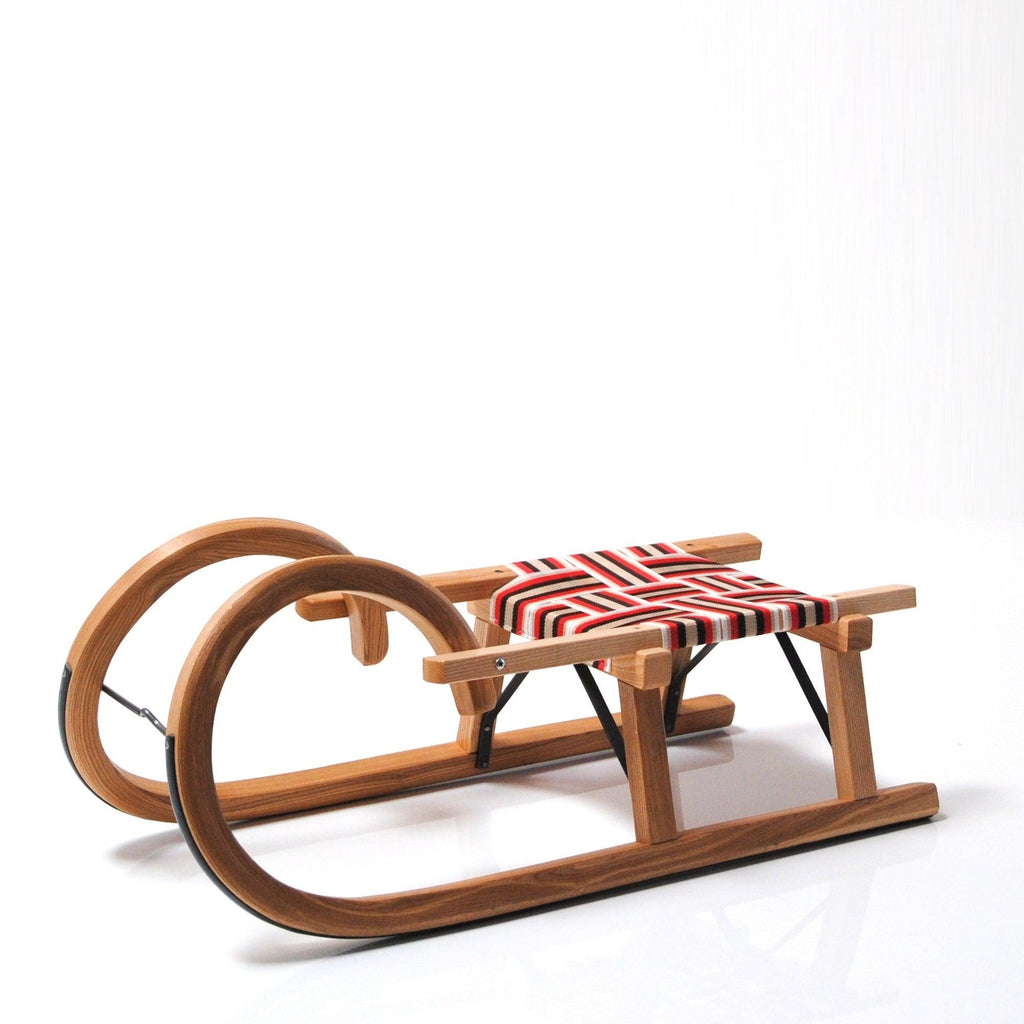 Kjelke i tre | Rodel | Klassisk Horn - Standard serien-Trekjelker-Sirch-85-Flettet-Kvalitetstid AS