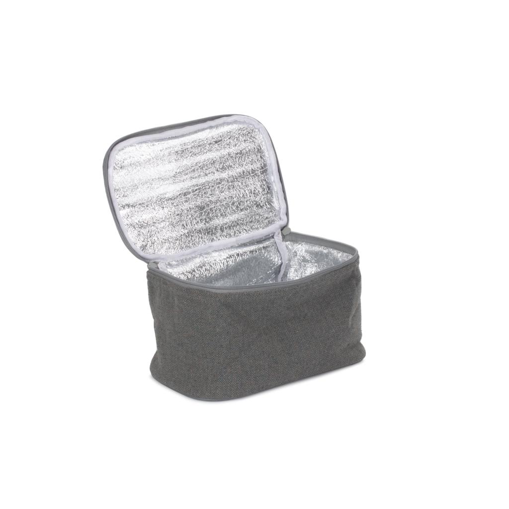 Kjølebag i grå tweed-Piknikkurver-Willow Direct-Kvalitetstid AS