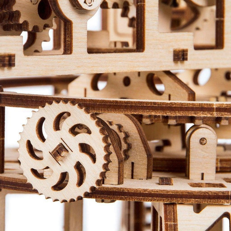 Tower Crane - 3D mekanisk 3D byggesett i tre fra WoodTrick