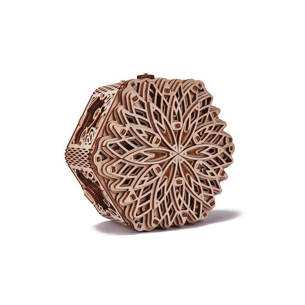 Mystery-Flower---3D-wooden-mechanical-model-kit-by-WoodTrick