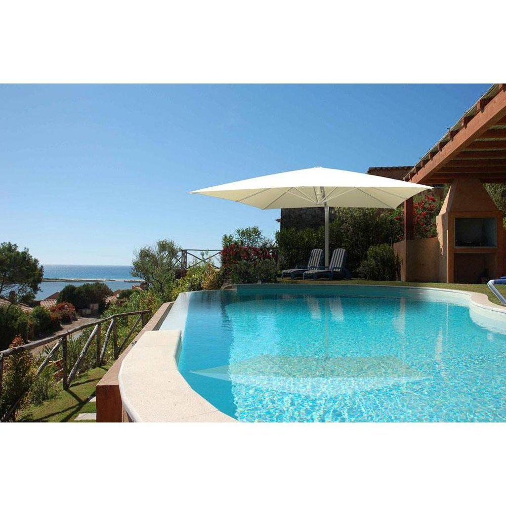 Parasoll | Klassisk | Sidearm-Parasoll-Uhlmann-3x3-Hvit-Uten volanger-Kvalitetstid AS