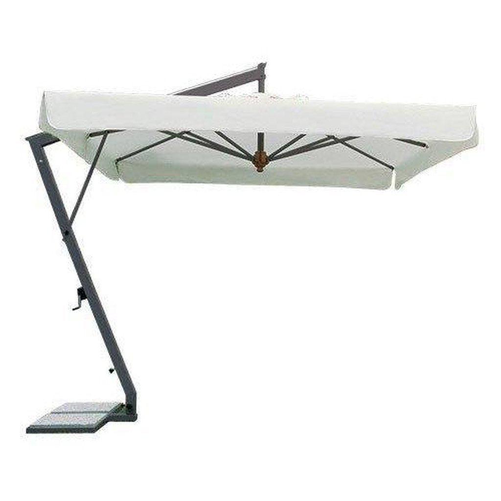 Parasoll Napoli Braccio | m/sidearm-Sidestilte parasoller-Scolaro-3.5 (Rund)-Hvit-Uten volanger-Kvalitetstid AS