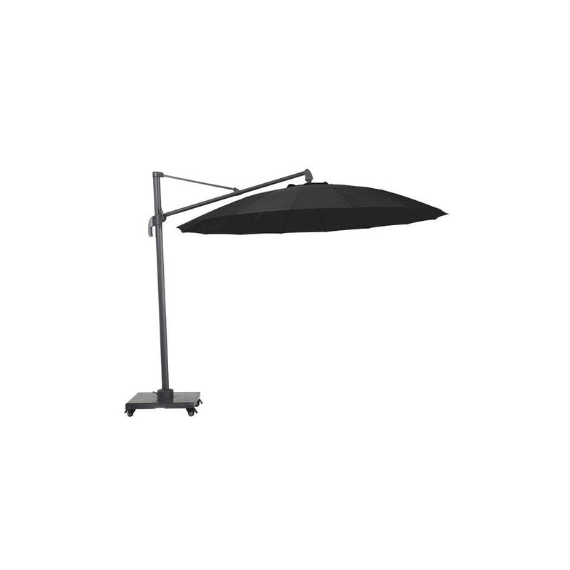 Parasoll med sidearm | 3m-Sidestilte parasoller-Alexander Rose-Svart-Kvalitetstid AS