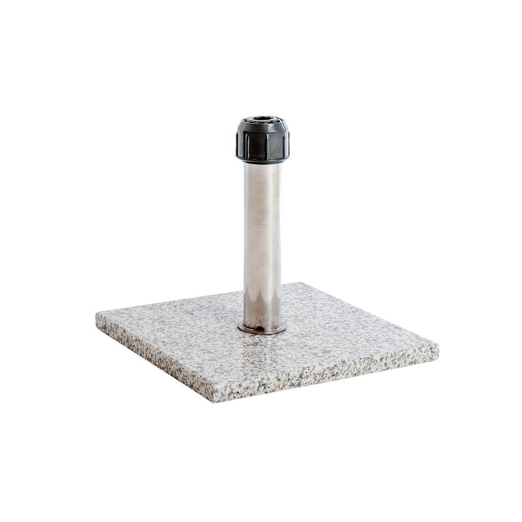 Parasollfot til midtstilt parasoll | Granitt-Utemøbler-Alexander Rose-30kg-Kvalitetstid AS