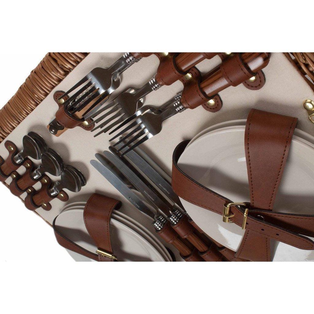 Picnic-kurv | Klassisk | 6 personer-Picnic-Willow Direct-Kvalitetstid AS