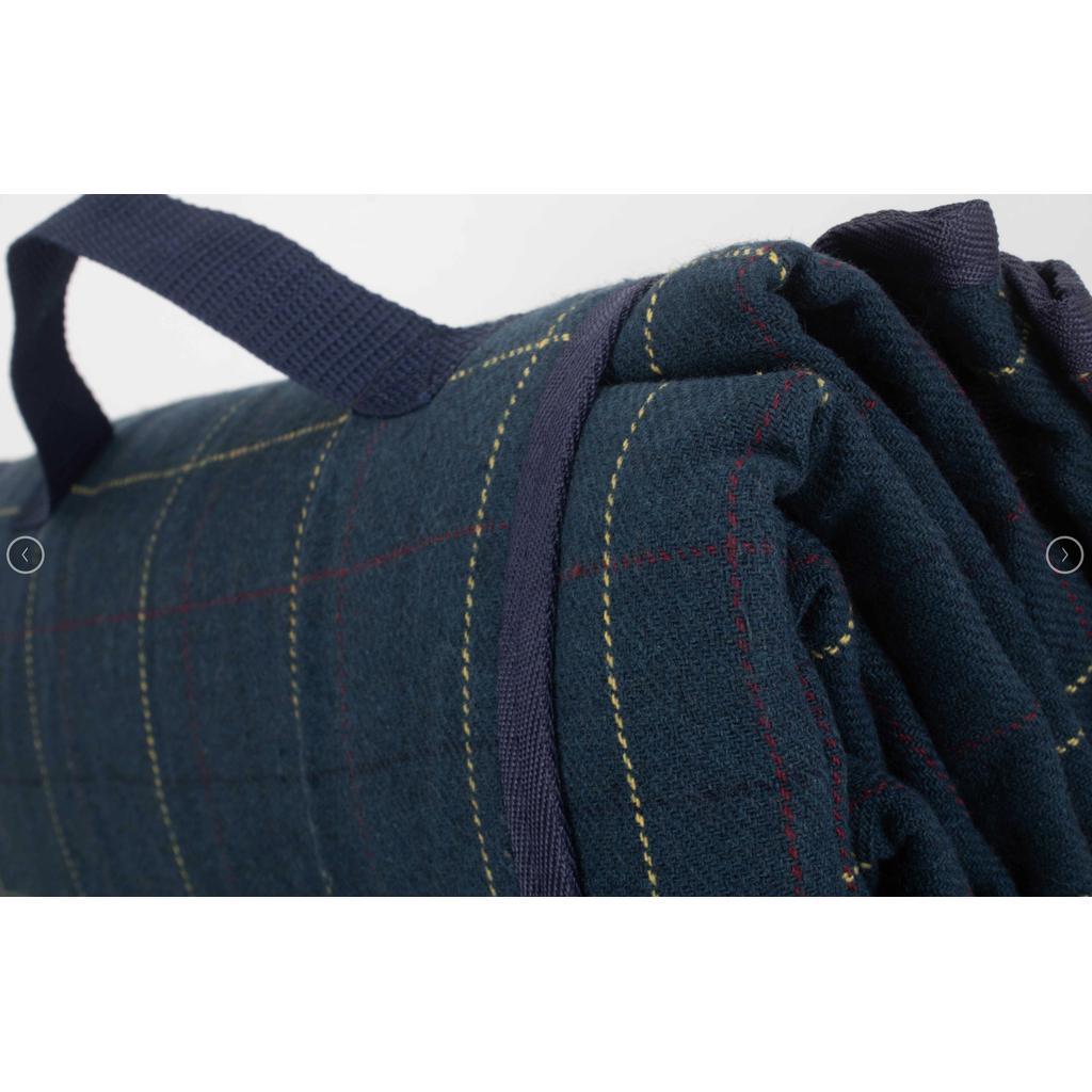 Picnic-teppe i blå tweed-Piknikkurver-Willow Direct-Kvalitetstid AS