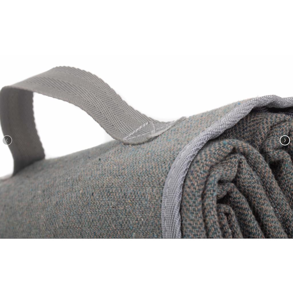 Picnic-teppe i grønn tweed-Piknikkurver-Willow Direct-Kvalitetstid AS