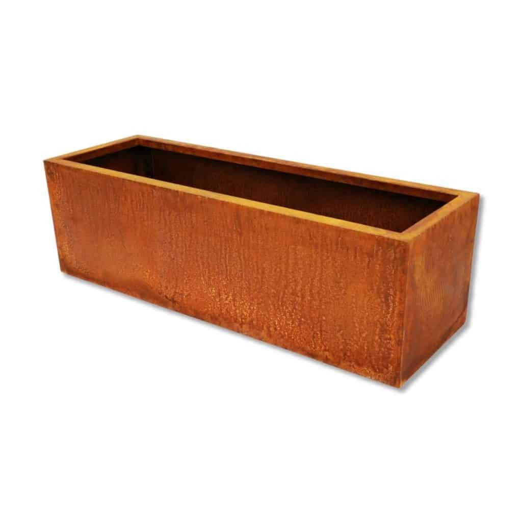 Plantekasse | Rektangulær | Cor-Ten-Plantekasser-Core Landscape Products-60 x 30 x 30cm-Kvalitetstid AS