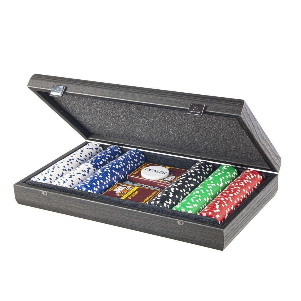 POKER SET in Black Wooden replica case-Poker Set-Manopoulos-Large-Kvalitetstid AS