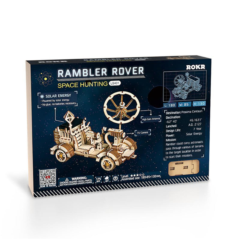 Rambler Rover | Solcellepanel-Byggesett-Robotime-Kvalitetstid AS