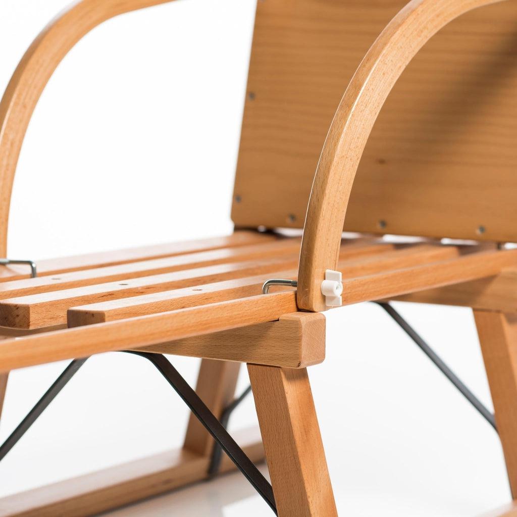 Ryggstøtte m/ håndtak - Solid tre-Trekjelker Tilbehør-Sirch-Kvalitetstid AS