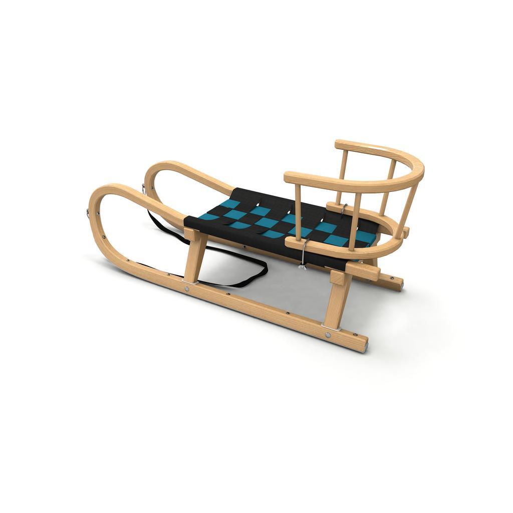 Ryggstøtte til kjelke i tre for barn (Family Rodel)-Tilbehør-Kathrein Rodel-Kvalitetstid AS