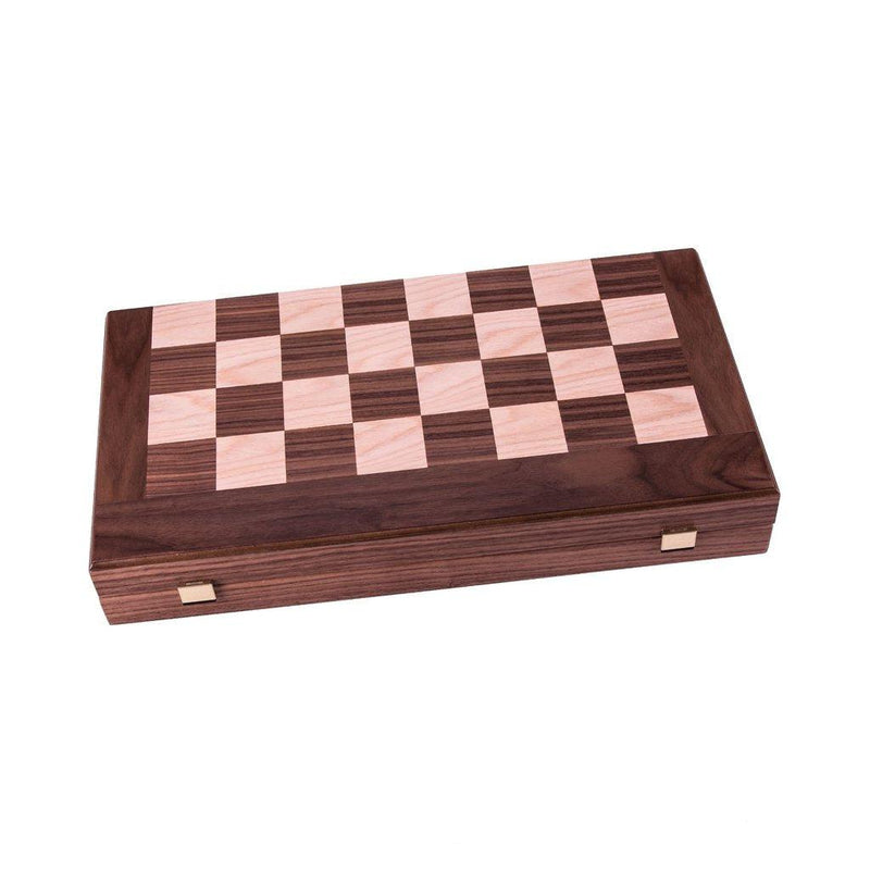 WALNUT Chess & Backgammon-Bordspill-Manopoulos-Medium-Kvalitetstid AS