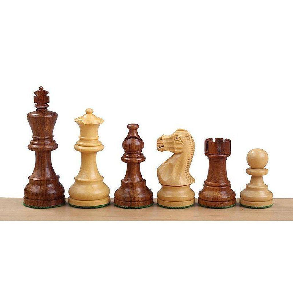 Sjakkbrikker | Indisk stil -Klassiske-Bordspill-Sunrise Chess-3.75"-Kvalitetstid AS