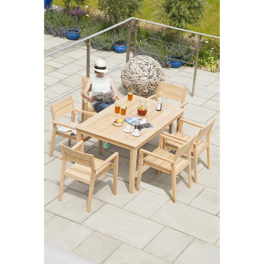 Spisebord TIVOLI rektangulært-Utemøbler-Alexander Rose-Kvalitetstid AS