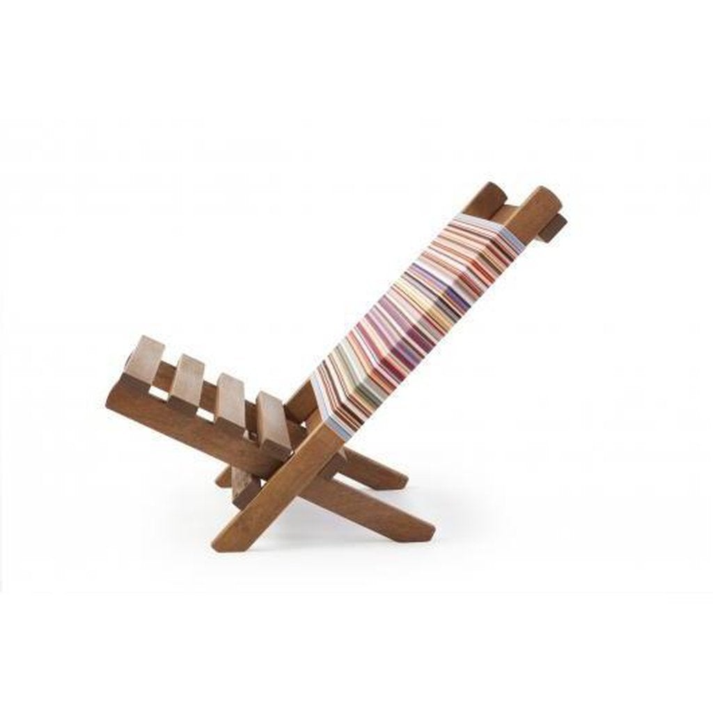 Strandstol sammenleggbar (Fistral Chair) | Vevd Bomull-Fluktstoler-Southsea Deckchairs-WC10-Kvalitetstid AS
