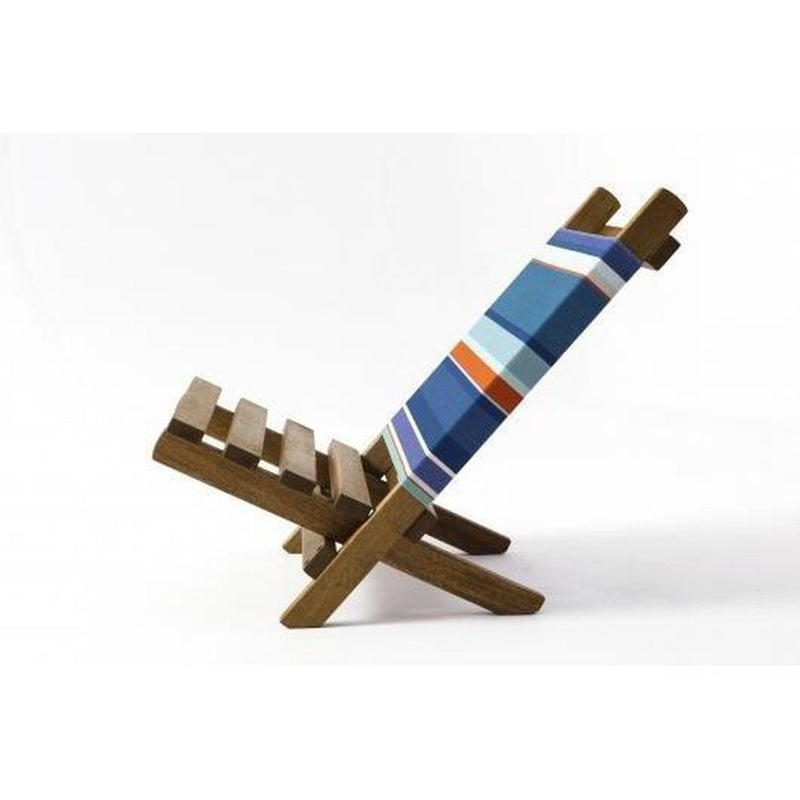 Strandstol sammenleggbar (Fistral Chair) | Vevd Bomull-Fluktstoler-Southsea Deckchairs-WC88-Kvalitetstid AS