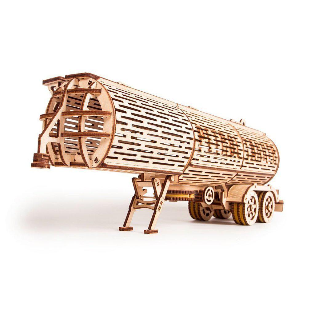 Tank Trailer - 3D mekanisk 3D byggesett i tre fra WoodTrick