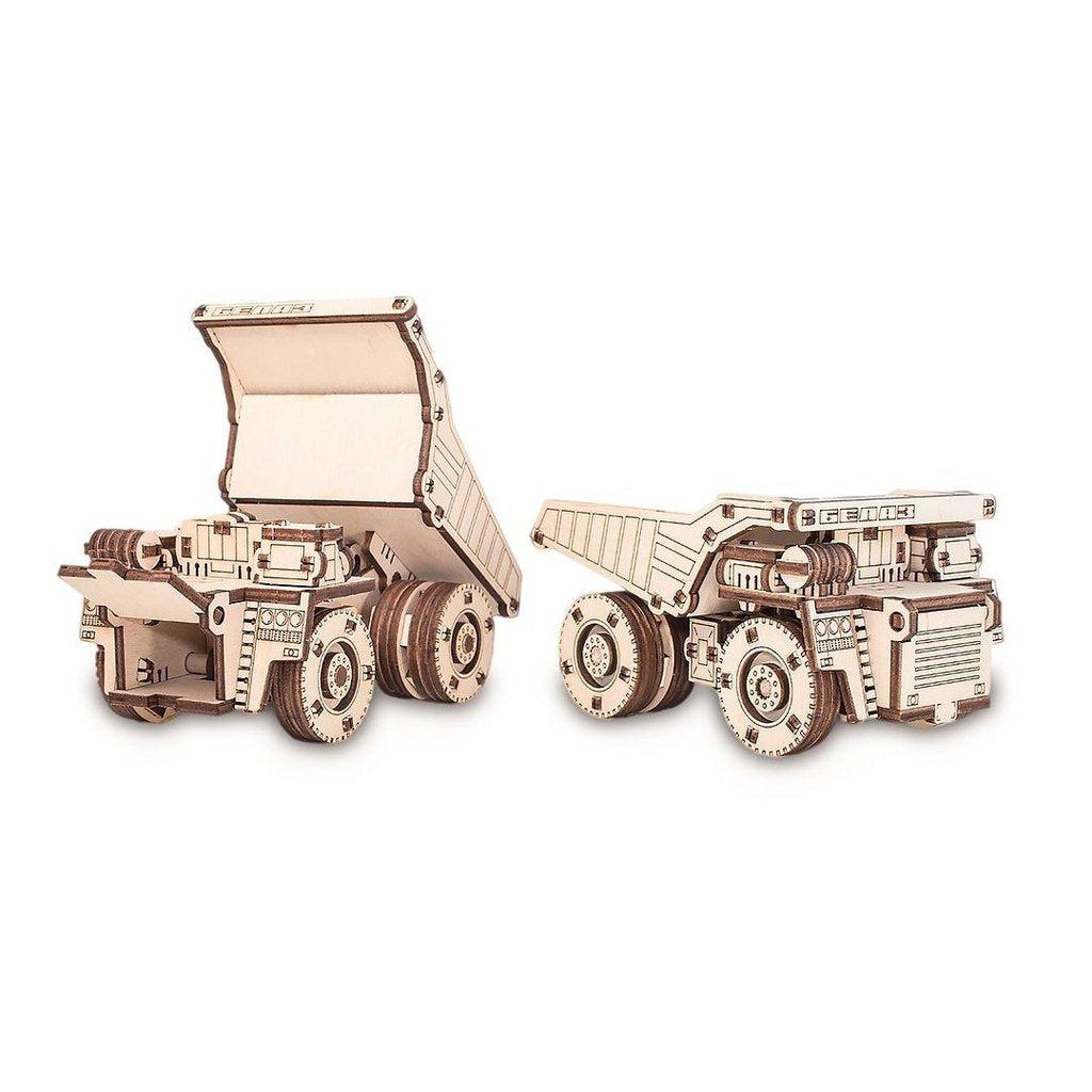 Tippebil | BELAZ MINI-Byggesett-Eco-Wood-Art-Kvalitetstid AS