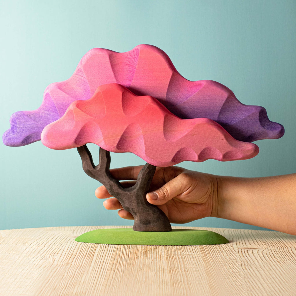 Trefigur - Viftelønn lilla-Trefigurer-Bumbu Toys-Kvalitetstid AS