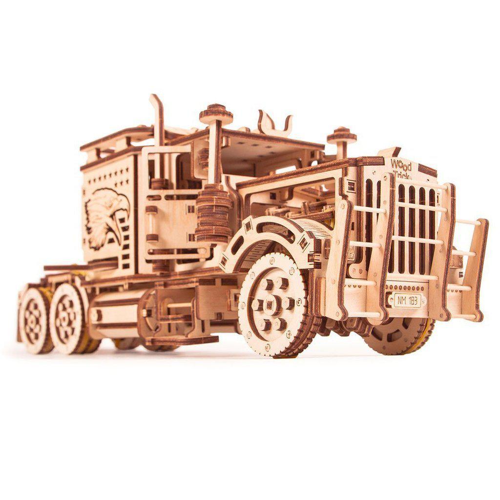 Big Rig - 3D mekanisk 3D byggesett i tre fra WoodTrick