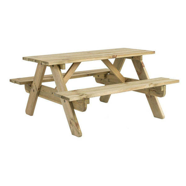 Furubenk m/bord til barn L:74cm-Utemøbler-Alexander Rose-Kvalitetstid AS