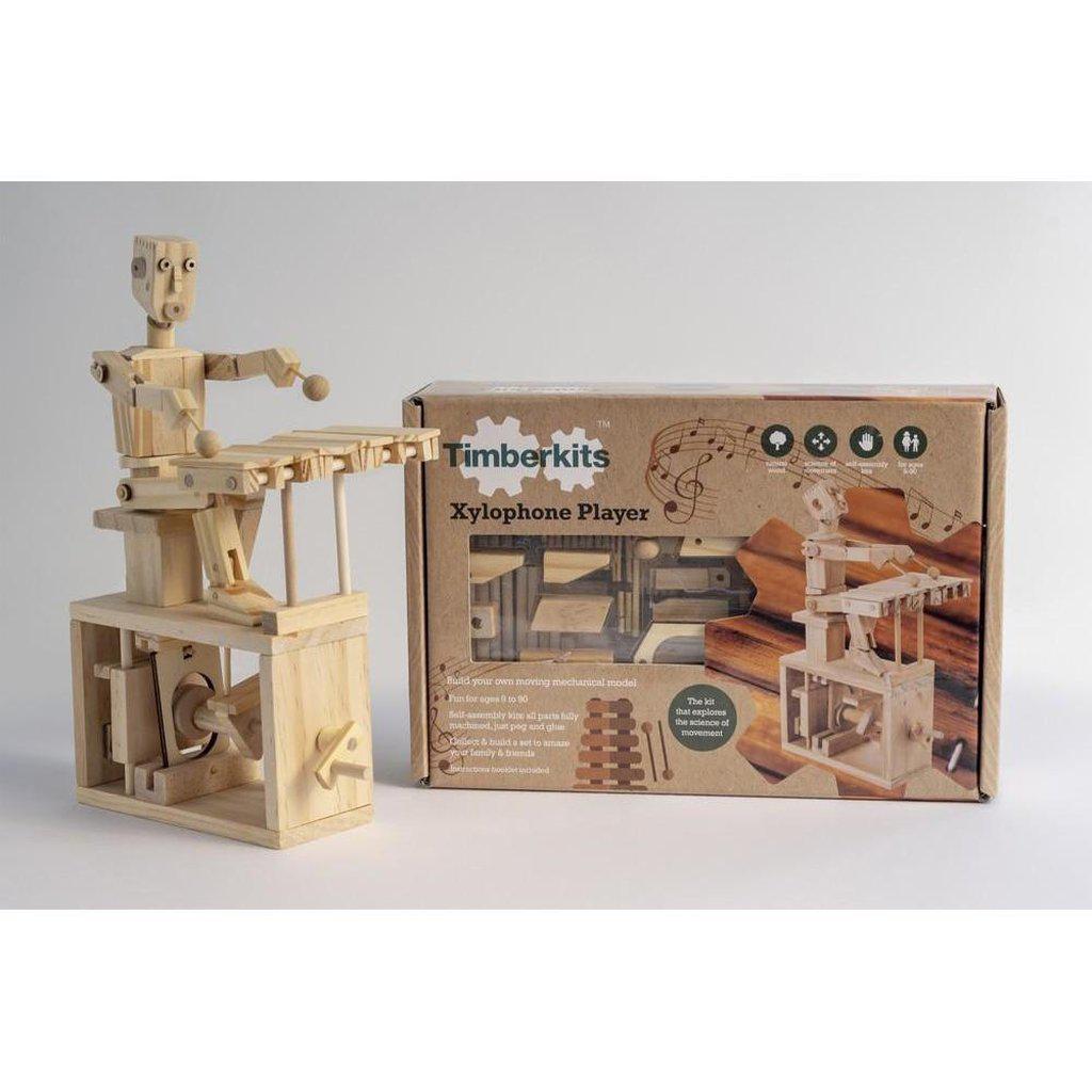 Xylofon spiller | Xylophone Player-Byggesett-Timberkits-Kvalitetstid AS