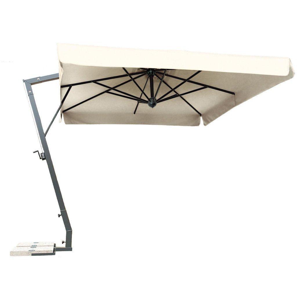 Parasoll Napoli Braccio | m/sidearm-Sidestilte parasoller-Scolaro-3.5 (Rund)-Natur-Uten volanger-Kvalitetstid AS