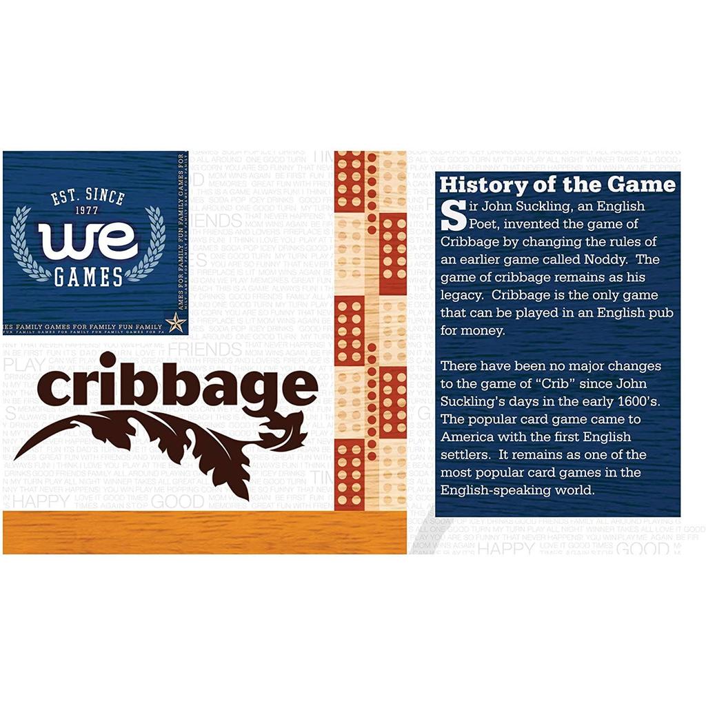 Cribbage i massiv eik – eksklusivt 3-spors sett | WE Games | Wood Expressions