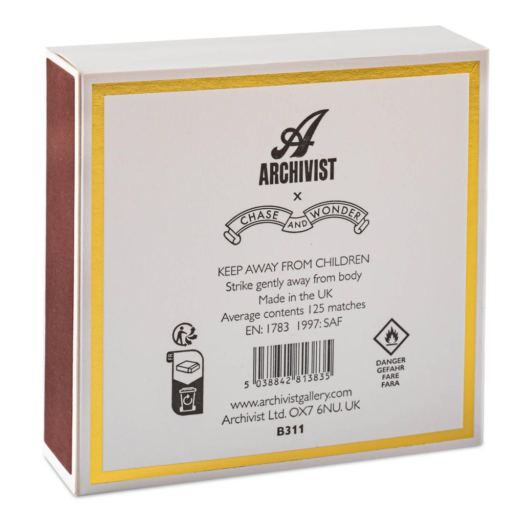 Fireside Square Sikkerhetsfyrstikker Dekorativ Julpeis Koselig Eksklusiv Gave Til Hjemmet-Archivist Gallery | Europe-Kvalitetstid AS