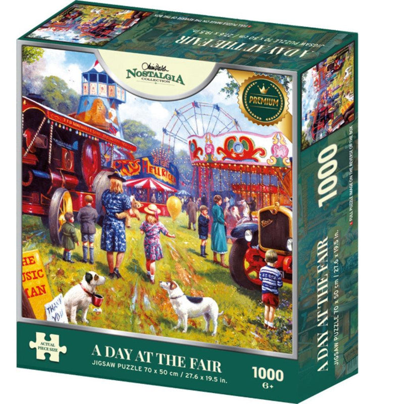 Puslespill | A Day At The Fair | Nostalgia | 1000-Puslespill-Kidicraft-Kvalitetstid AS