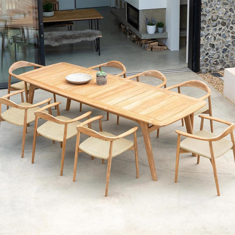 Spisebord (2.7m x 1m) | Teak | Dana-Bord-Alexander Rose-Kvalitetstid AS