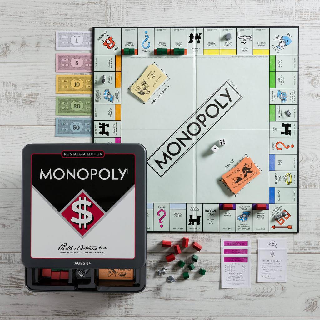Monopol - Nostalgia Tin-Monopol-WS Game Company-Kvalitetstid AS
