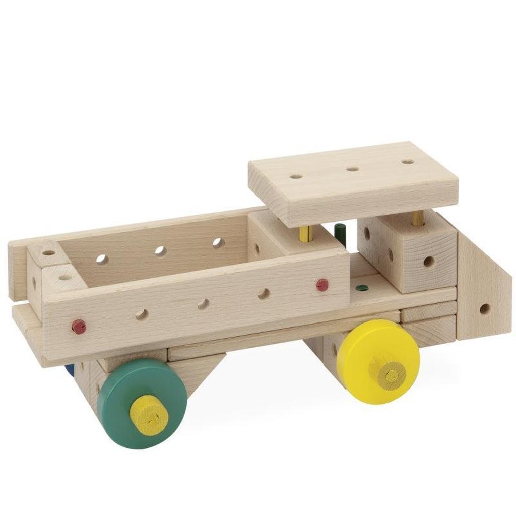 Maker M263 Byggesett For Barn Fra 3 År Av Østerriksk Tre Med Hammer Tang Og Kile Matador Inkluderer 93 Byggeideer-Matador-Kvalitetstid AS