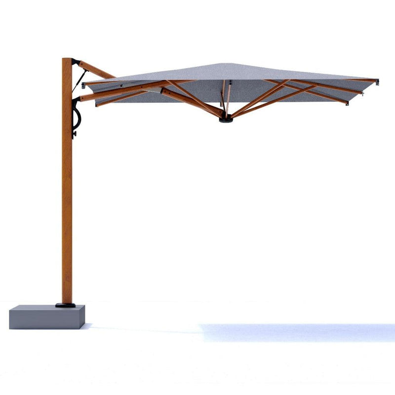 Parasoll Astro | m/sidearm | Timber-Parasoller-Scolaro-3x3-Natur-Timber-Kvalitetstid AS