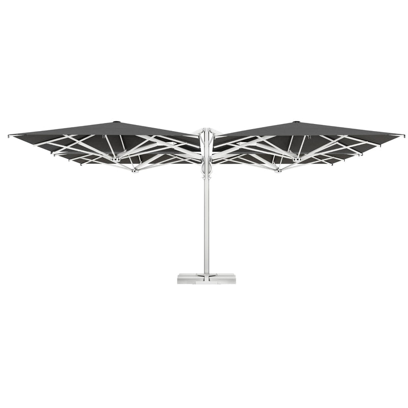 Parasoll Astro Quattro | midtstilt stang-Parasoller-Scolaro-6x6-Grå taupe-Starwhite-Kvalitetstid AS