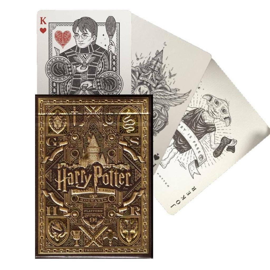 Harry Potter Spillekort Theory11 Premium Firehusutgaver For Fans Gryffindor Slytherin Ravenclaw Hufflepuff-Kortstokker-Cardshouse-Kvalitetstid AS